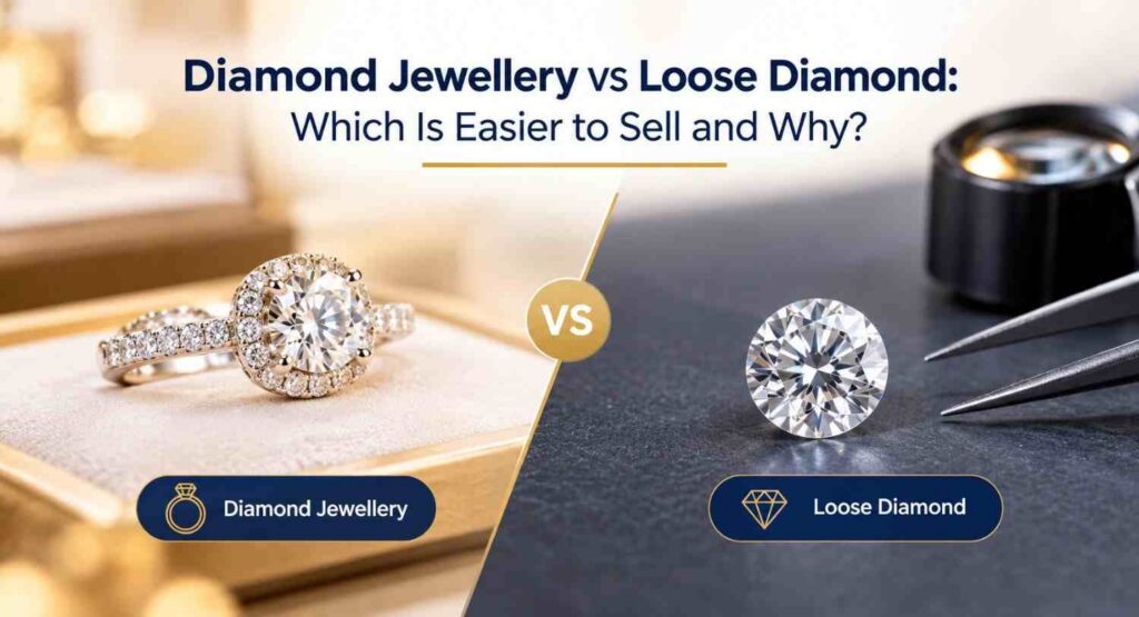 Diamond Jewellery vs Loose Diamond Which Is Easier to Sell and Why